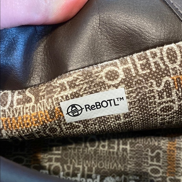 Timberland Brown Leather rebotl ortholite boots - Picture 4 of 9